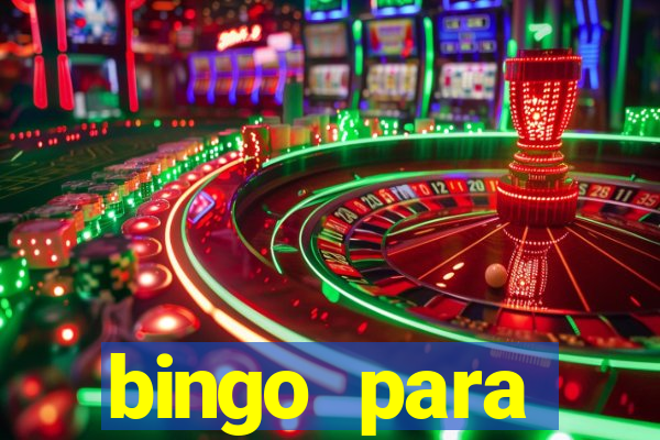 bingo para despedida de solteira para imprimir